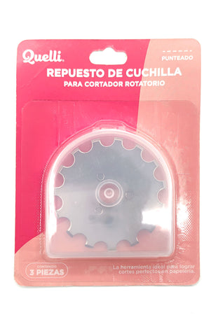 REPUESTO DE CUCHILLA PARA CORTADOR ROTATORIO - DISEÑO PUNTEADO