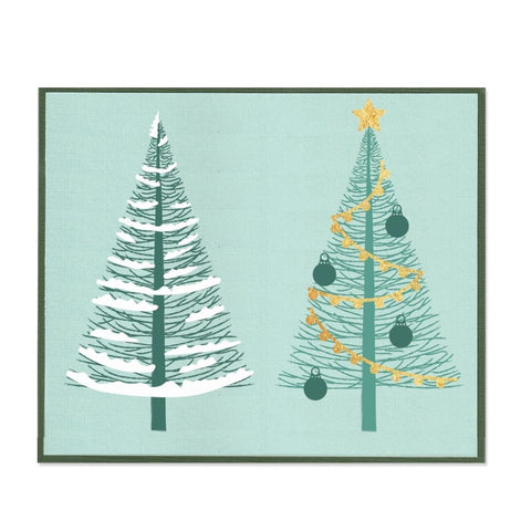 SELLOS TRANSPARENTES SIZZIX CON PLANTILLA - COSMOPOLITAN CHRISTMAS, MERRY AND LIGHT POR STACEY PARK