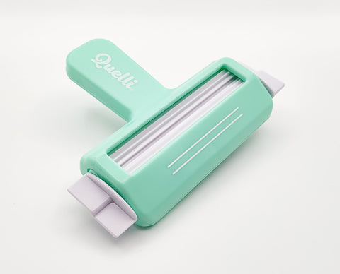 CORRUGADOR DE PAPEL COLOR MENTA CON DISEÑO LINEA RECTA