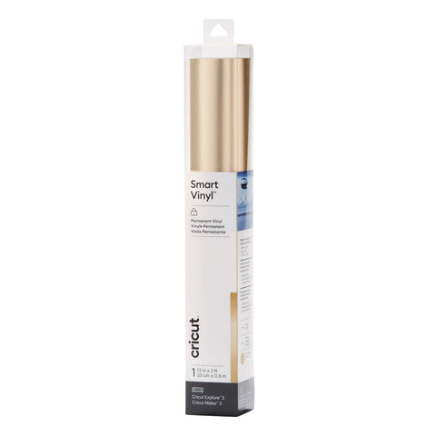 VINIL AUTOADHESIVO PERMANENTE SMART VINYL COLOR CHAMPÁN METALIZADO MATE 13" X 3'