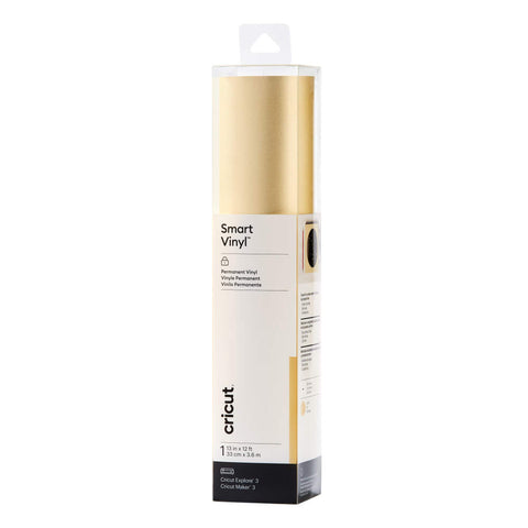 VINIL ADHESIVO SMARTVINYL PERMANENTE DORADO BRILLANTE 13" X 3’