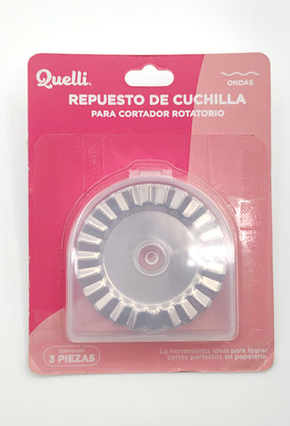REPUESTO DE CUCHILLA PARA CORTADOR ROTATORIO - DISEÑO DE ONDAS