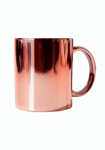 TAZA 11 OZ TIPO ESPEJO COLOR COBRE