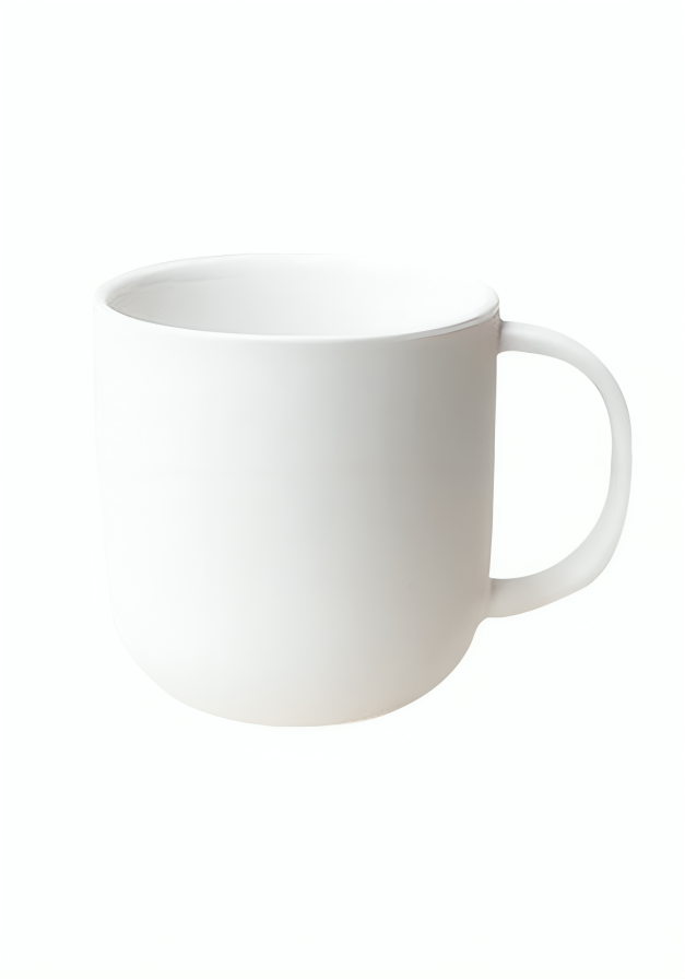 TAZA BLANCA DE 11OZ BASE REDONDA