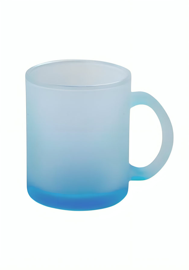 TAZA DE 11 OZ GLASEADO BASE AZUL