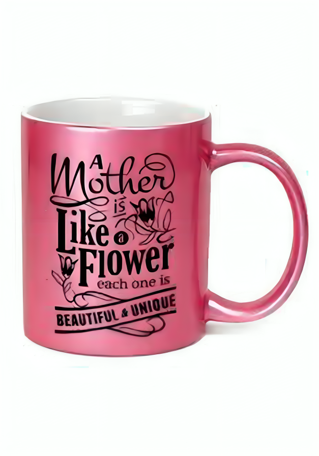 TAZA ROSA PERLA GRADO-A 11oz