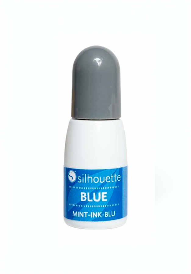 TINTA PARA SELLOS MINT SILHOUETTE - COLOR AZUL 5ML – tubelitehn