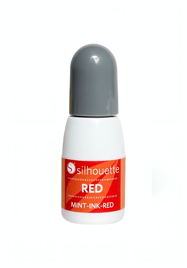 TINTA PARA SELLOS MINT SILHOUETTE - COLOR ROJO 5ML