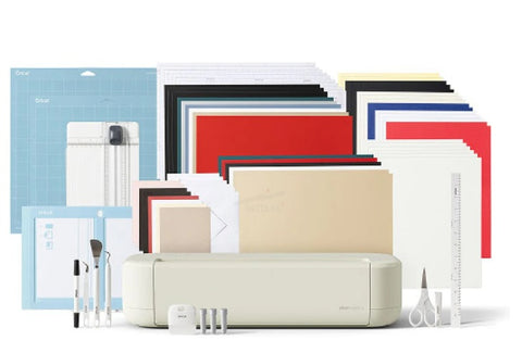 PLOTER DE CORTE CRICUT EXPLORE 5 COLOR CREMA - PAQUETE DELUXE