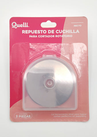 REPUESTO DE CUCHILLA PARA CORTADOR ROTATORIO - DISEÑO RECTO