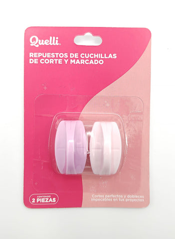 NAVAJAS DE REPUESTO DE CORTE Y MARCAJE PARA CORTADORA DE PAPEL QUELLI