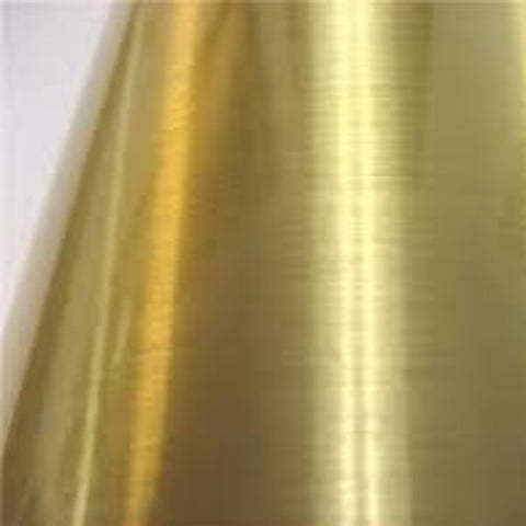 VINILO DE CORTE DORADO CEPILLADO  ANCHO 61CM X 91CM.