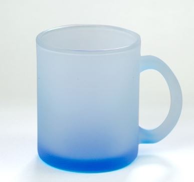 TAZA DE 11 OZ GLASEADO BASE AZUL