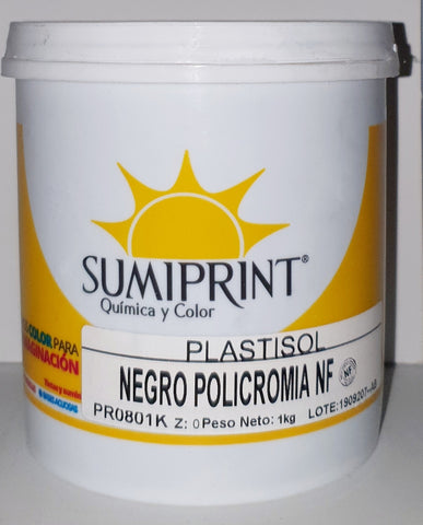 PLASTISOL POLICROMIA EKO NEGRO