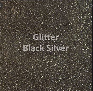 SISER GLITTER BLACK SILVER