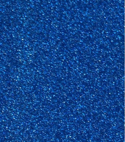 VINIL DE CORTE CON ADHESIVO PERMANENTE 12"X1 YD GLITTER LAPIS AZUL