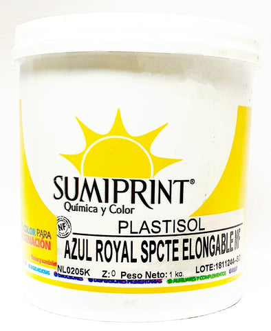 PLASTISOL AZUL ROYAL SPCTE ELONGABLE NF