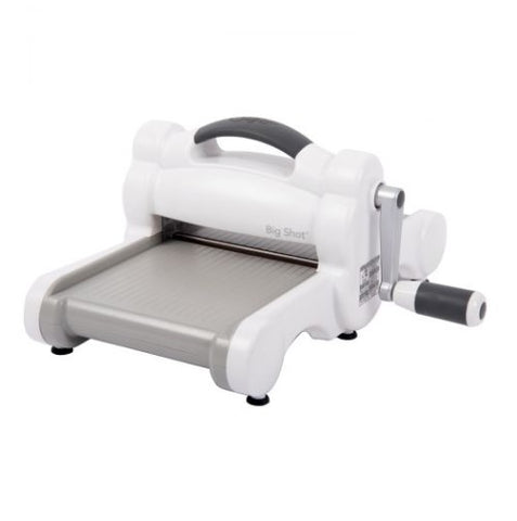 TROQUELADORA MANUAL SIZZIX BIG SHOT (GRIS Y BLANCO) CON PLATAFORMA ESTÁNDAR